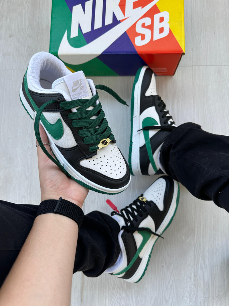 DUNK SB LOW preto verde UNISSEX lançamento