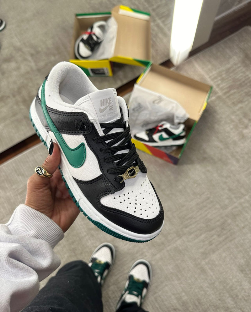 DUNK SB LOW preto verde UNISSEX lançamento